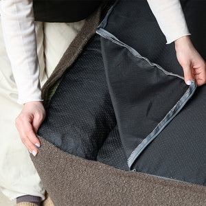専用カバーで着せ替えて永く、美しく。 dough sofa cover（ダフソファカバー）