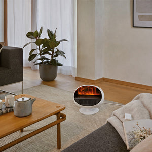 ファンヒーター・電気暖炉・アロマディフューザー3つの機能を凝縮した Stadler Form Erik アロマファンヒーター