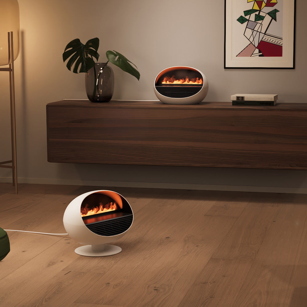 ファンヒーター・電気暖炉・アロマディフューザー3つの機能を凝縮した
