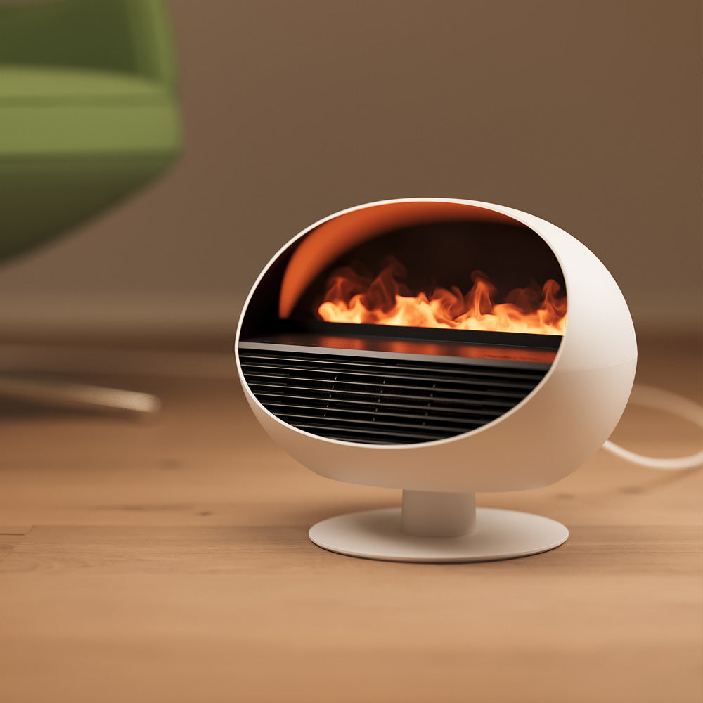 ファンヒーター・電気暖炉・アロマディフューザー3つの機能を凝縮した