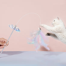 画像をギャラリービューアに読み込む, 猫のキャッチ力を刺激する猫じゃらし Feather Cat Playing Rod
