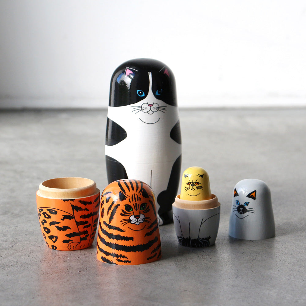 猫のマトリョーシカ Feline 5（フィーラインファイブ） – MAG. online shop