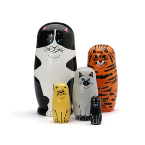 猫のマトリョーシカ Feline 5（フィーラインファイブ）