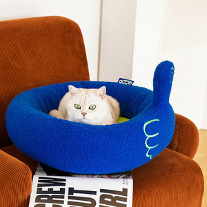 ユニークなジェスチャーデザインのふわふわ猫用ベッド FINGERS PET BEDS