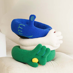 ユニークなジェスチャーデザインのふわふわ猫用ベッド FINGERS PET BEDS