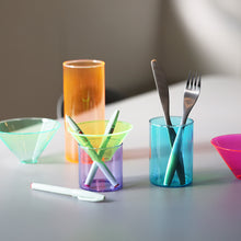 画像をギャラリービューアに読み込む, 上下セパレート構造 ネオンカラーのガラス製フラワーベース GLOW GROW（グロー グロウ）

