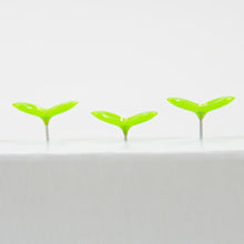 画像をギャラリービューアに読み込む, 小さな新芽が顔を出したような、かわいいフォルムのプッシュピン Green Pin（グリーンピン）5本セット

