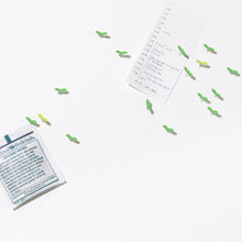 画像をギャラリービューアに読み込む, 小さな新芽が顔を出したような、かわいいフォルムのプッシュピン Green Pin（グリーンピン）5本セット
