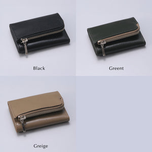手のひらにすっぽり収まる小さいお財布 Hawk 三つ折りミニ財布