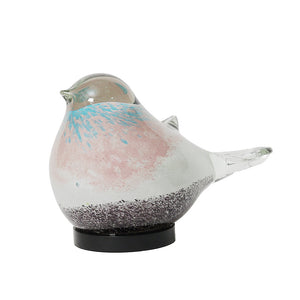 丸くてかわいい小鳥たちをモチーフとしたガラス製のインテリアオブジェランプ HEALING LITTLE BIRD（ヒーリング リトル バード）