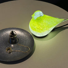 画像をギャラリービューアに読み込む, 丸くてかわいい小鳥たちをモチーフとしたガラス製のインテリアオブジェランプ HEALING LITTLE BIRD（ヒーリング リトル バード）
