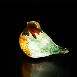 丸くてかわいい小鳥たちをモチーフとしたガラス製のインテリアオブジェランプ HEALING LITTLE BIRD（ヒーリング リトル バード）