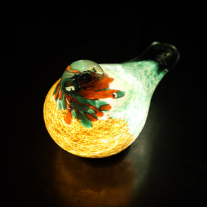 丸くてかわいい小鳥たちをモチーフとしたガラス製のインテリアオブジェランプ HEALING LITTLE BIRD（ヒーリング リトル バード）
