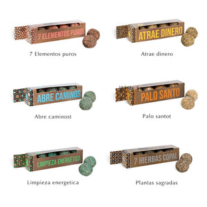 自己浄化とエネルギーの自己治癒のための香りの宝石 INCENSE BOX SMALL BOMB x4 ／Sagrada Madre（サグラダマドレ）