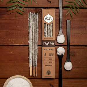 純粋な樹脂と天然成分のプレミアム品質なお香 INCENSE NATURAL 8本入り ／Sagrada Madre（サグラダマドレ）