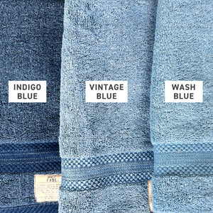 ジーンズのようなフェイスタオル INDIGO FACE TOWEL（インディゴ フェイス タオル）