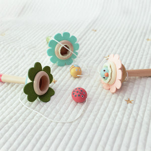 花と昆虫、小鳥たちが織りなす楽しさ！お子様の初めてのけん玉 KENDAMA BABY（ケンダマ ベビー）