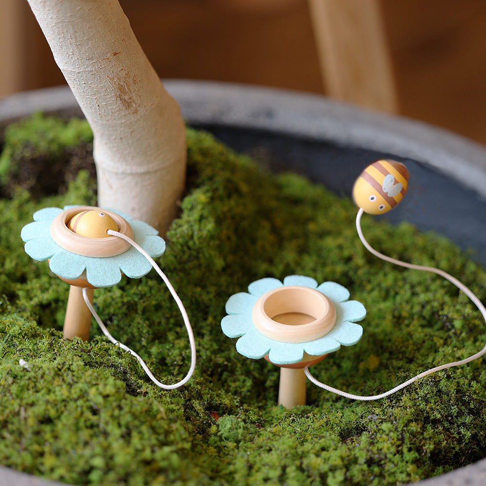 夜景　けん玉 花と昆虫、小鳥たちが織りなす楽しさ！お子様の初めてのけん玉 KENDAMA