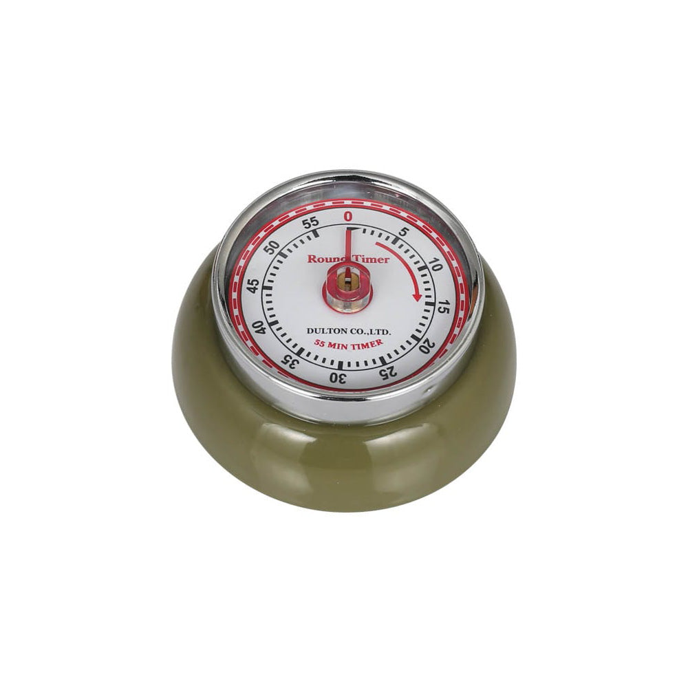 アナログならではの良さを味わえる KITCHEN TIMER WITH MAGNET