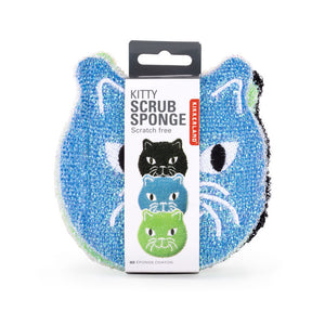 猫のキッチンスポンジ３点セット Kitty Scrub Sponge（キティスクラブスポンジ）