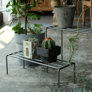 植物を引き立てるワイドタイプのプランタースタンド KNOP plant stands WIDE（ノップ プラントスタンド ワイド）