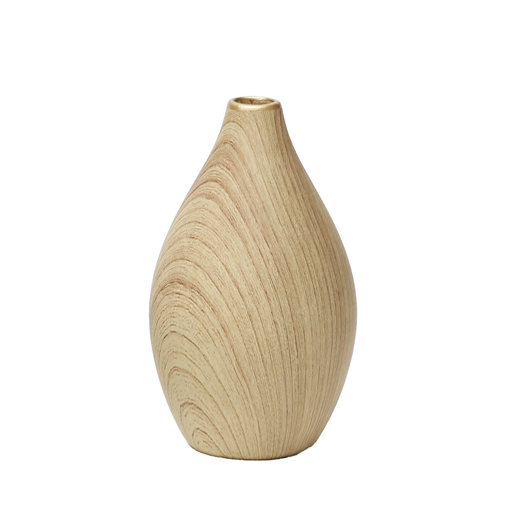 【予約商品】木の模様を丁寧にプリントした陶器製の一輪挿し KOKKOLA（コッコラ）