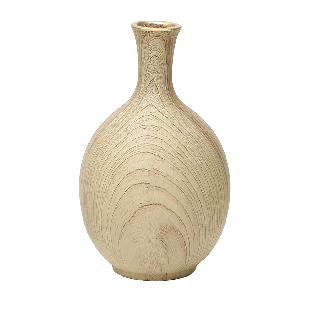 木の模様を丁寧にプリントした陶器製の一輪挿し KOKKOLA（コッコラ