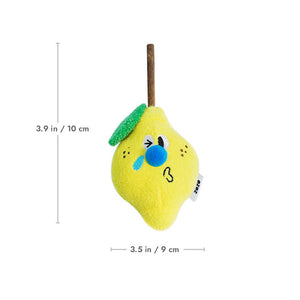 猫が好むマタタビが入ったレモンのおもちゃ LEMON MATATABI TOY