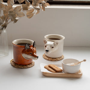 職人の手によるハンドペイントが動物たちの息遣いを感じさせる LIFE LIKE MUG（ライフライク マグ）