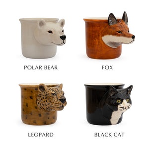 職人の手によるハンドペイントが動物たちの息遣いを感じさせる LIFE LIKE MUG（ライフライク マグ）