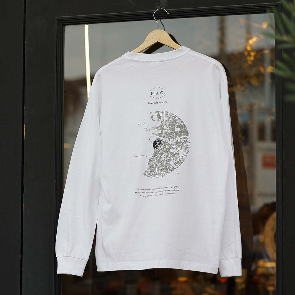 【MAG.オリジナル】ロングスリーブTシャツ CIRCLE MAP
