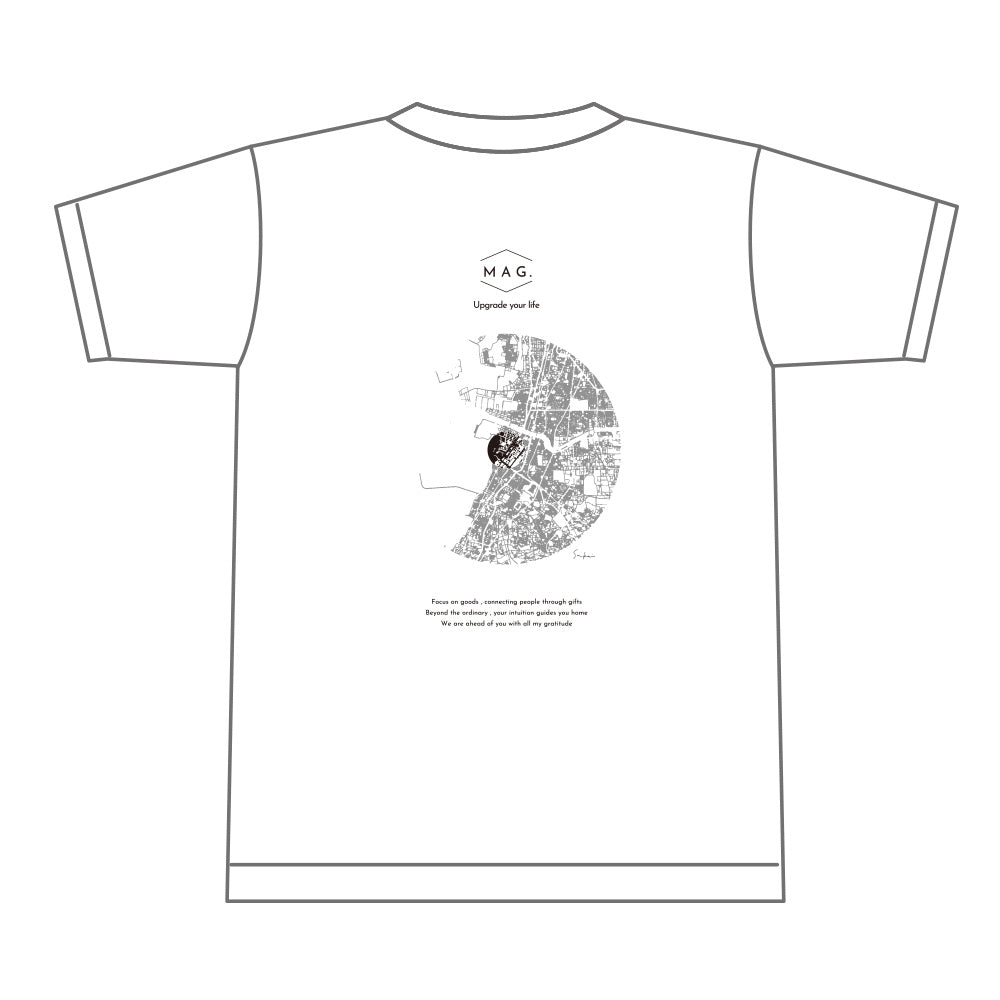 【MAG.オリジナル】Tシャツ CIRCLE MAP