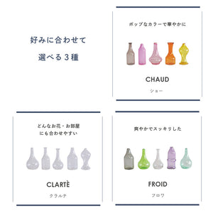 お花を最後まで余すことなく楽しめるミニチュアフラワーベース MALMAISON BOTTLE FEE（マルメゾン ボトル フェー）