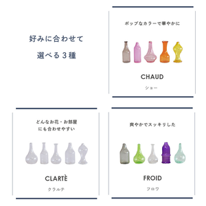 お花を最後まで余すことなく楽しめるミニチュアフラワーベース MALMAISON BOTTLE FEE（マルメゾン ボトル フェー）