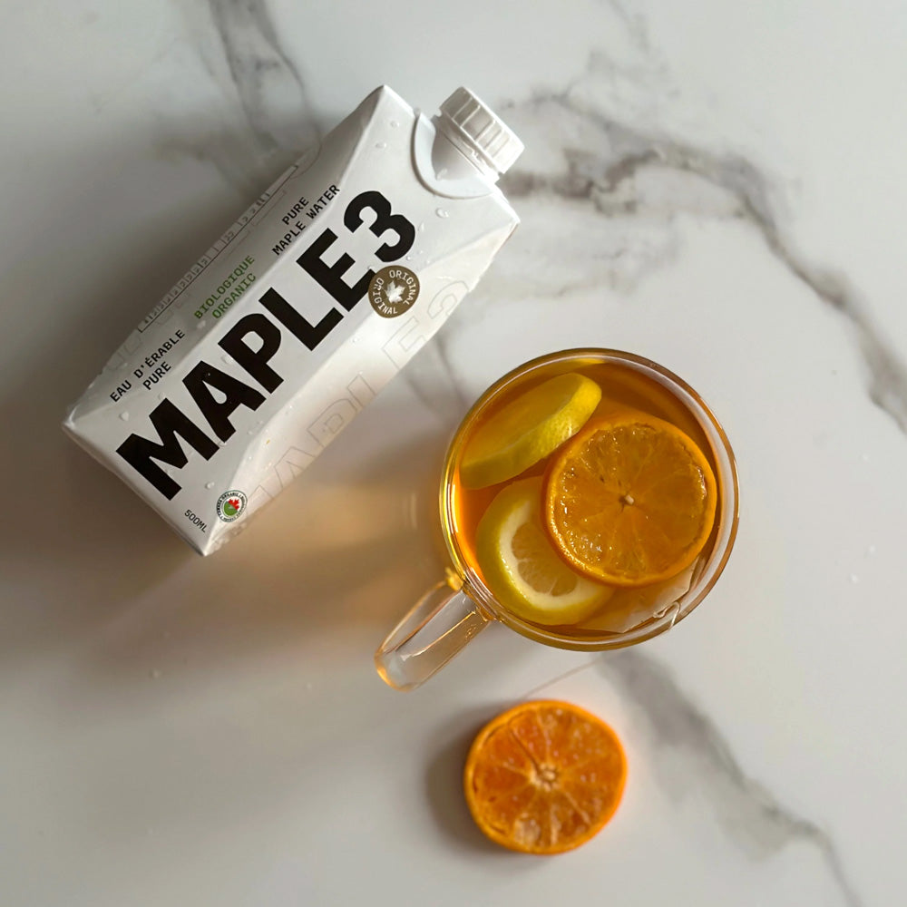 樹液100%で環境にも優しいオーガニック・メープルウォーター MAPLE3（500ml）