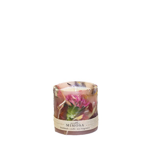 本物のカーネーションを閉じ込めた、華やかで上品なデザインのキャンドル MIMOSA Flower Candle Carnation
