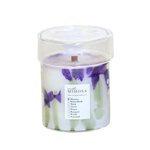 灯りそのものがインテリアになる 絵画のようなメルト アロマキャンドル MIMOSA Melt Candle