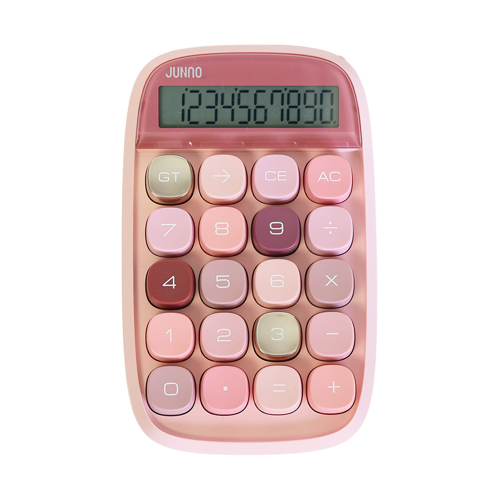 ぽこぽこ心地よい押し心地が楽しめる電卓 =MOMENT（イコール