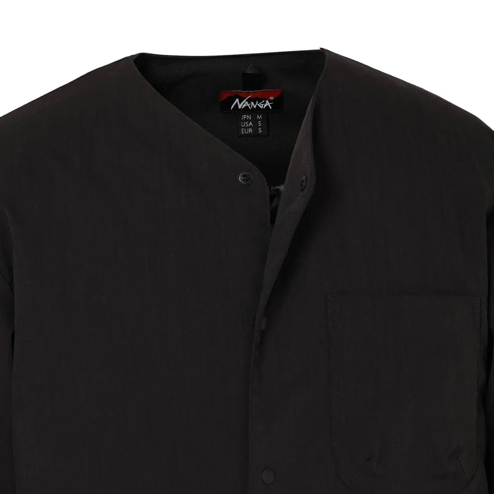 インナーでもアウターでも楽しめる、難燃性インナーダウンカーディガン