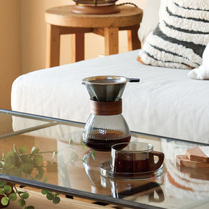 【予約商品】スリムで持ちやすくステンレスドリッパー付き noon coffee carafe（ヌーン コーヒーカラフェ）