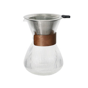 【予約商品】スリムで持ちやすくステンレスドリッパー付き noon coffee carafe（ヌーン コーヒーカラフェ）