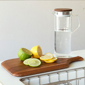 容量たっぷり1100ml 蓋にウォルナット材を用いた noon jag（ヌーン ジャグ）