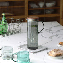 画像をギャラリービューアに読み込む, 容量たっぷり1100ml 蓋にウォルナット材を用いた noon jag（ヌーン ジャグ）
