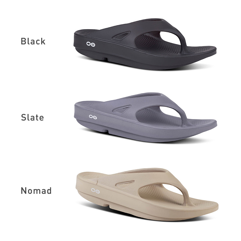 シンプルで履きやすい 定番モデルのリカバリーサンダル OOFOS
