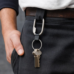 軽量でスマート、スリムにデザインされたカラビナ Orbitkey Clip Mini（オービットキー・クリップ ミニ）