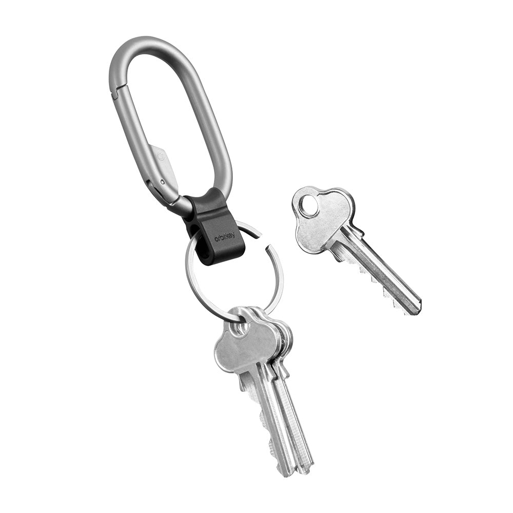 軽量でスマート、スリムにデザインされたカラビナ Orbitkey Clip Mini