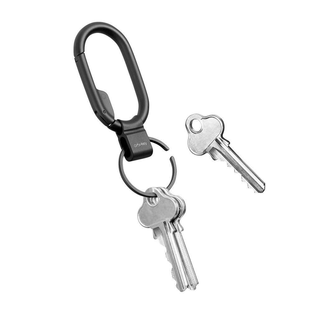 軽量でスマート、スリムにデザインされたカラビナ Orbitkey Clip Mini