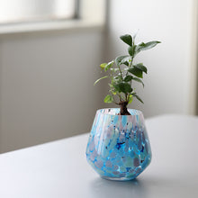 画像をギャラリービューアに読み込む, ドリッピングアートのような色鮮やかなガラス PALETTE VASE（パレット ベース）
