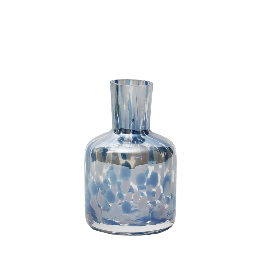 ドリッピングアートのような色鮮やかなガラスのフラワーベース PALETTE VASE（パレット ベース）