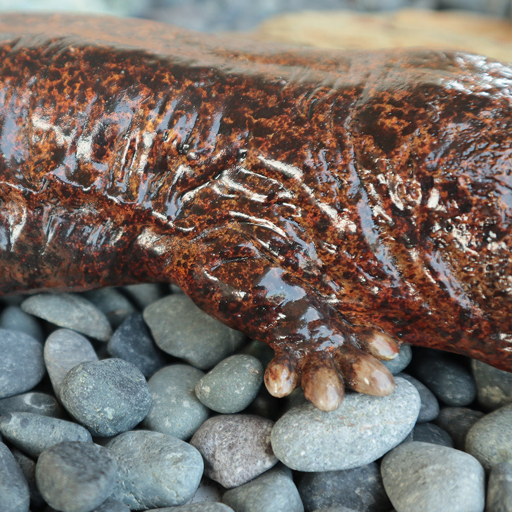 オザキパンダ オオサンショウウオのお役立ち貯金箱 PET BANK GIANT SALAMANDER